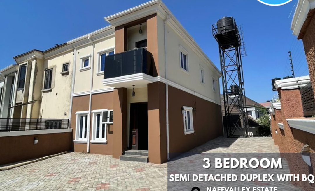 Luxurious 3 Bedroom Semi-Detached Duplex